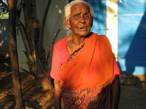 A Blind Aged Woman