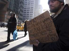 Homeless Army Veteran needs a safe place to sleep