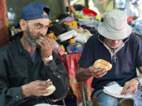 2 homeless Veterans received food