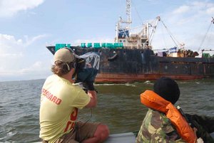 Filming Illegal Pirate Trawlers