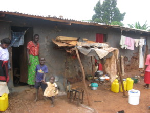 Adeno's Home Where She Grew Up in the Slums