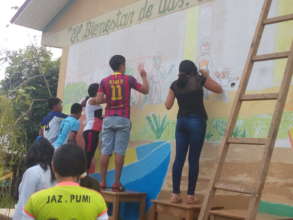 Mural in Juan Velazco school