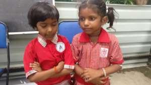 Our Tiny Tots Reciting Rhymes