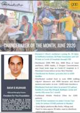 Freedom4U RaviKumar-ChangeMaker of the month June