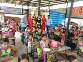 Get-together on Graduation Day for senior Children