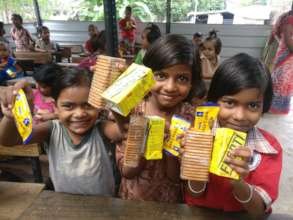 our tiny-tots Celebrating Bday of a visiting Child