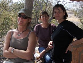 Julie (Founder of AFADU), Pam & Ezelle