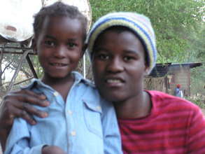 Ndazi from BSG & daughter in the uniform she made!