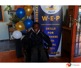 Bandile Received His Wheelchair