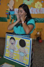 Learning about the parts of the body