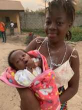 Girls at the shelter with their babies.