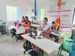 Sewing Skills Training in session