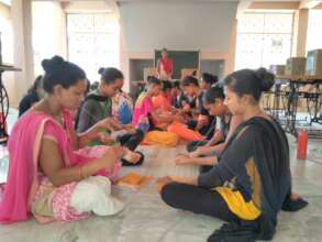 Beautician Training Course in session