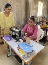 Sewing Skill Training in session