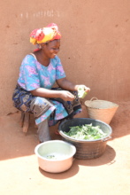 Preparing a delicious meal to eat