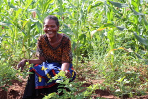 Neema gets planting!