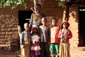 Neema with her family