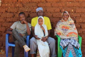 Safia and her family