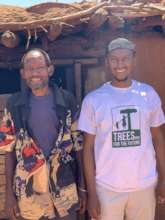 TREES' farmer meets Ibrahima, one of our staff