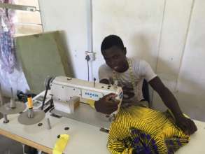 The fashion students were preparing for an exam