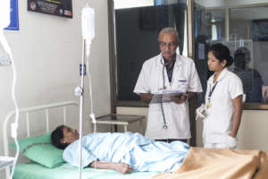 The 5 bedded ward exclusively for HIV+ individuals