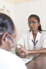 The counselling room at the HIV Care Centre
