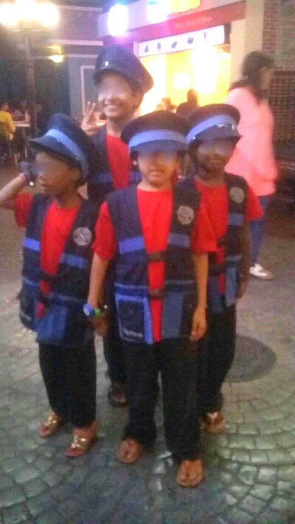 beneficiaries enjoying at Kidzania