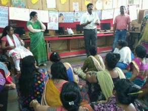 Umeed women participating in an awareness workshop