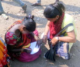 A snippet from our Adult literacy classes