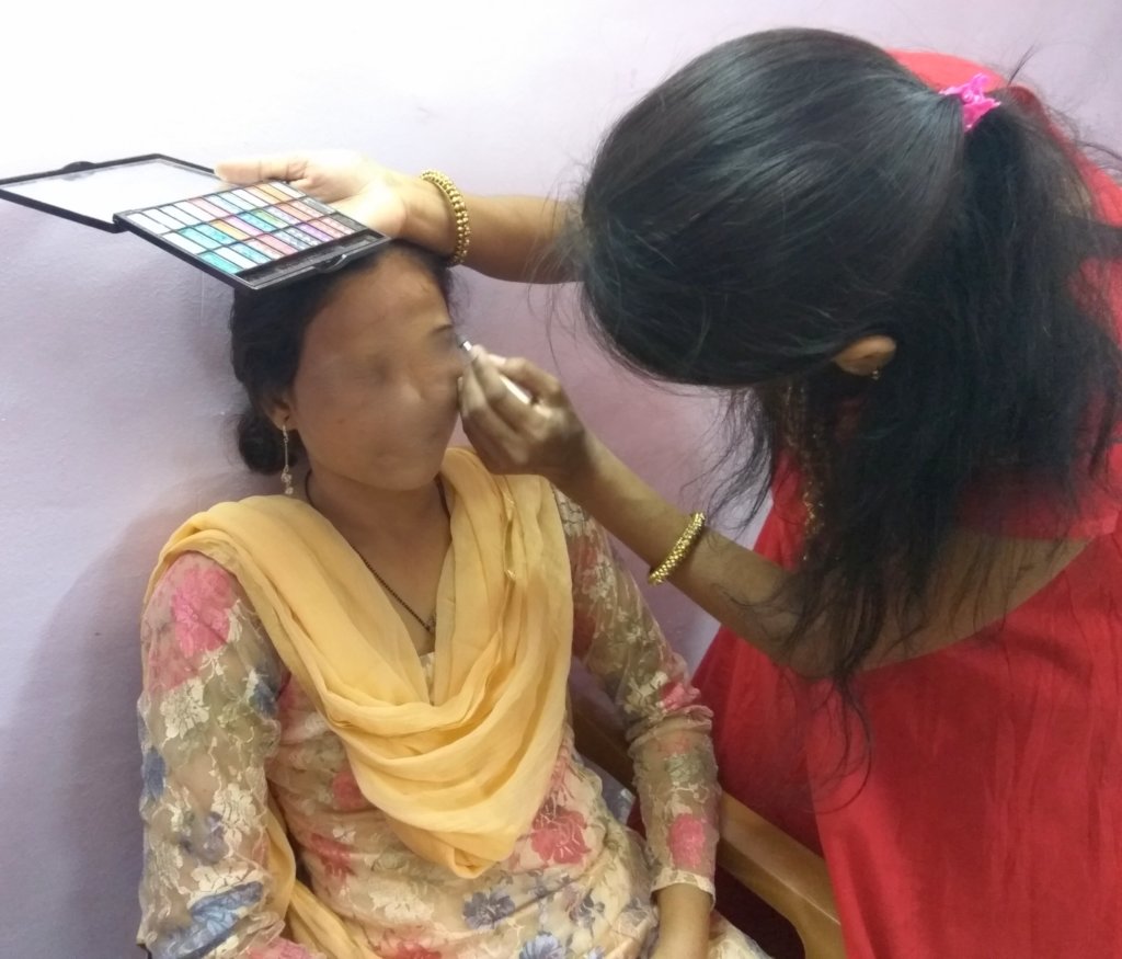Beauty training course for Umeed beneficiaries
