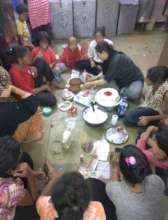 beneficiaries learning easy baking