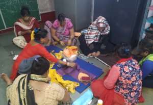 Tailoring classes for Umeed beneficiaries.