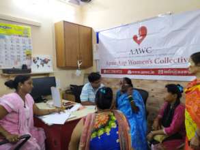 Eye camp for Umeed beneficiary.