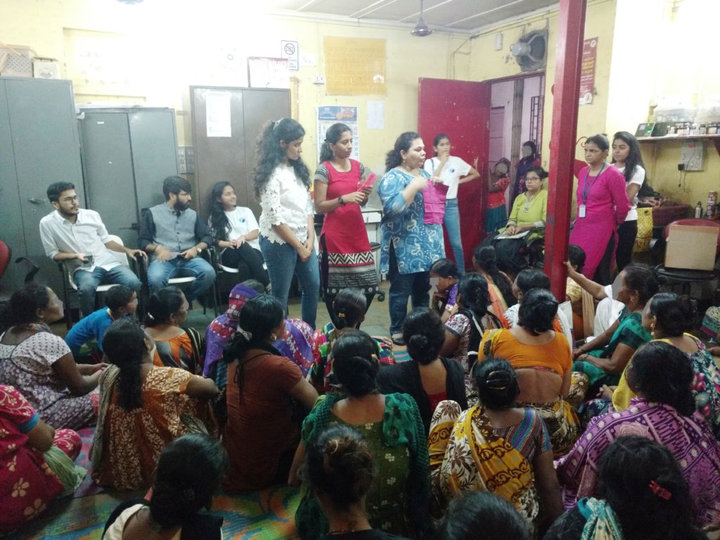 Sanitary pad drive organised for Beneficiaries