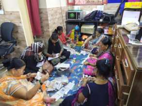 Fashion designing  session for Umeed beneficiaries