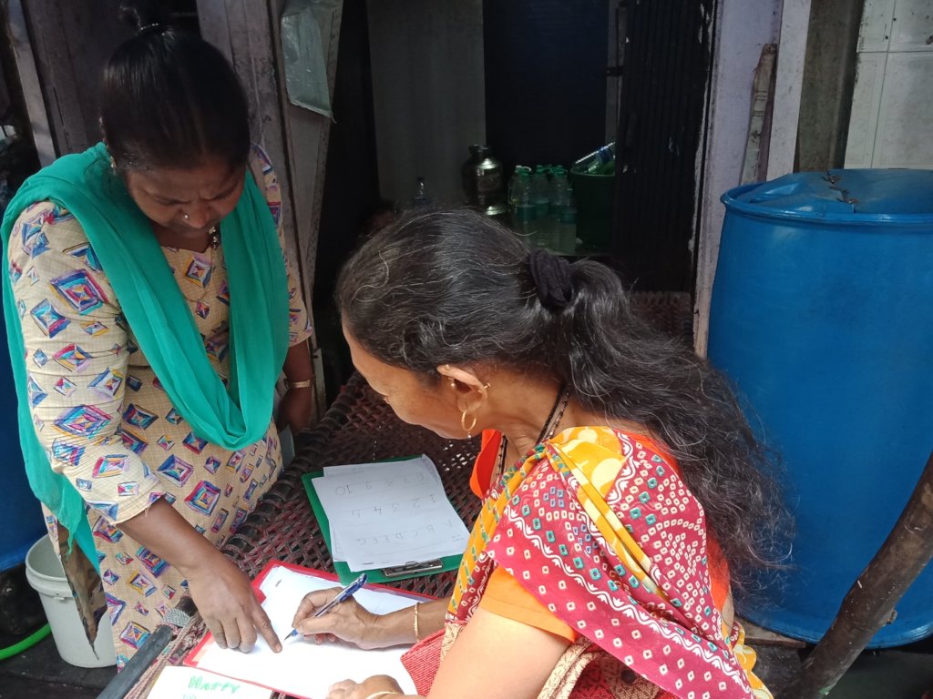 Adult Literacy for Umeed beneficiaries