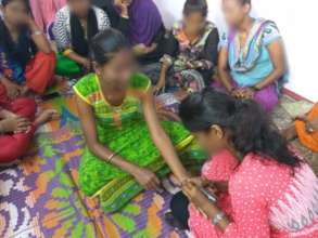 Mehendi vocational training for Umeed women