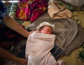 Baby with hope for the future