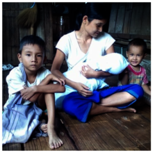 With third child