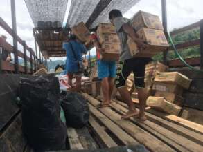 Transporting hygiene kits
