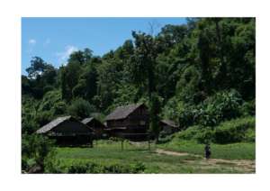 A camp for internally displaced people in Burma