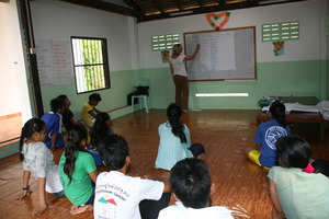 Brainstorming with the young adults