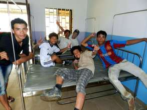 Cambodian YAs "giving back to the community"