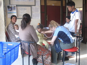 A young adult providing vital translation services