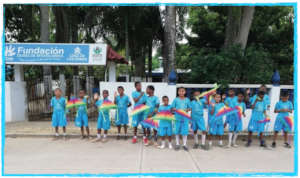 Our Children in Front of The House of Gifts