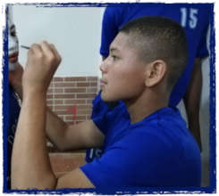 Daniel Helping the Little Ones with Face Paint