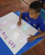 One of Our Children Working Hard on Value Project