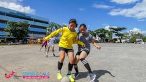 Girls playing in the GCL Tacloban