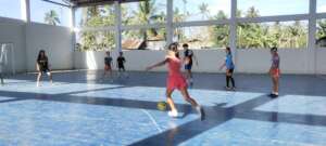 U14 Girls during their exciting futsal matches