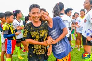 Smiling faces during Sama-Sama Games